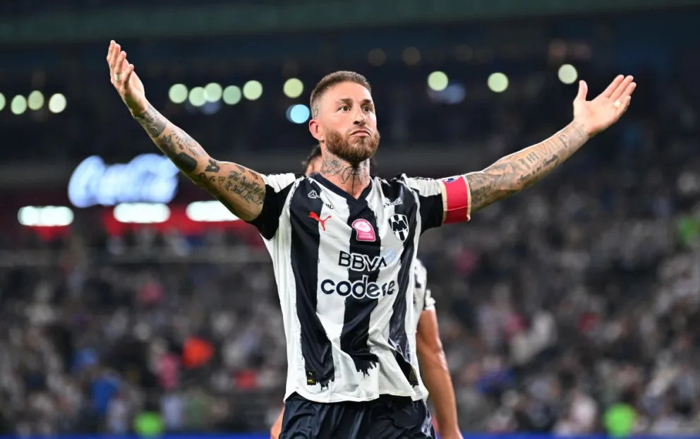 Ramos con la casaca del Monterrey. Foto: EFE.