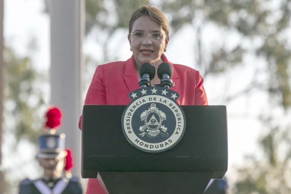 La presidenta de Honduras, Xiomara Castro. Foto: EFE