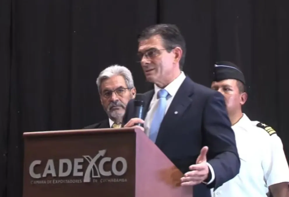 El presidente Rodrigo Paz en el encuentro. FOTO: Erbol