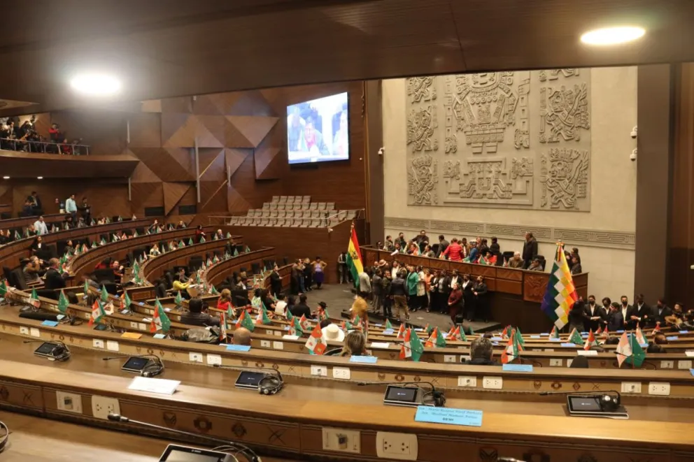 Sesión de la Cámara de Diputados.  Foto: Cámara de Diputados 