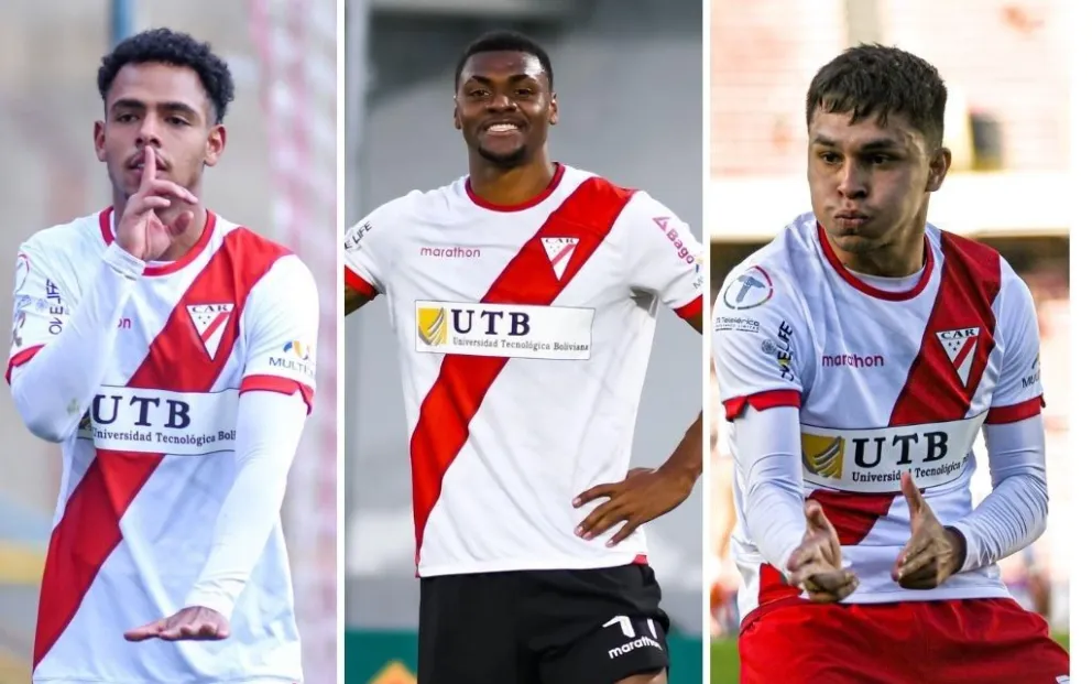 Paniagua, González y Bobadilla de filas del cuadro millonario. Fotos: CAR