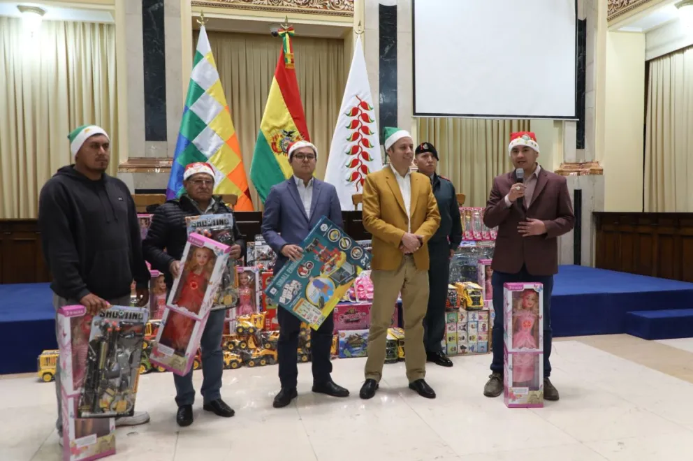 Lara durante el lanzamiento de la campaña. Foto: Vicepresidencia