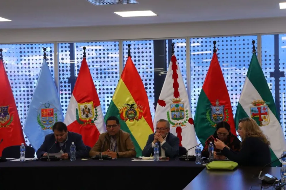 La Comisión Mixta, la mañana de este viernes. Foto: Cámara de Diputados