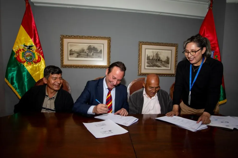 La Alianza "Somos La Paz" se inscribe para ser parte de las elecciones subnacionales. Foto: Alianza Somos La Paz 