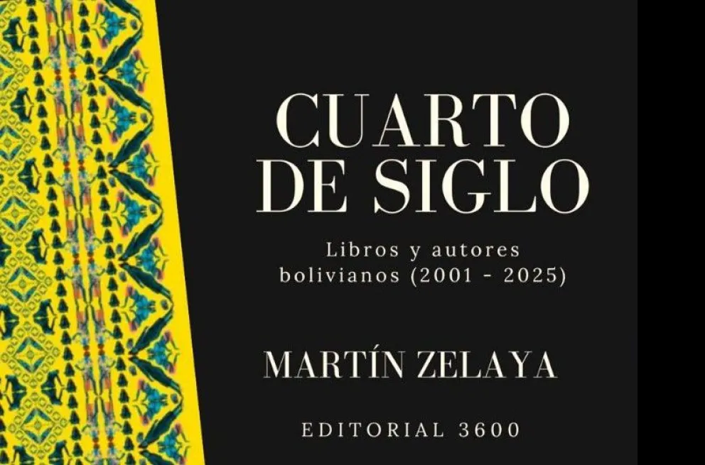 La portada del libro "Cuarto de siglo". FOTO: 3.600