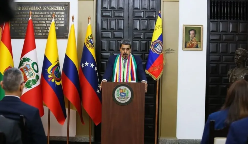 Maduro habla este miércoles en Caracas. Foto: EFE