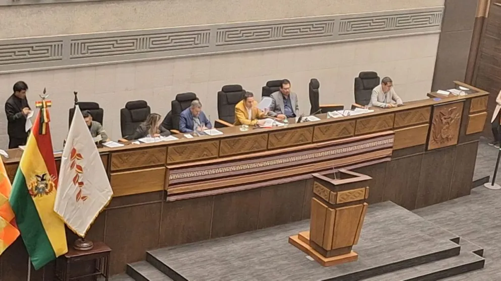 Lara, en la sesión de este viernes. Foto: Visión 360 