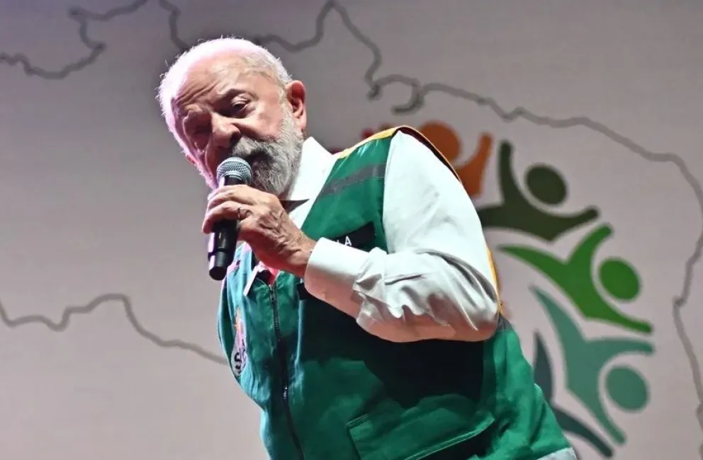 Lula da Silva durante una conferencia en una imagen de archivo. Foto: EFE