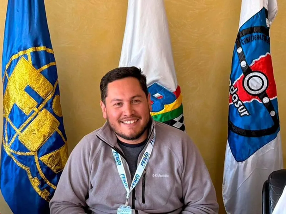 Peñaloza durante una anterior reunión en la Febad. Foto: Redes Sociales.