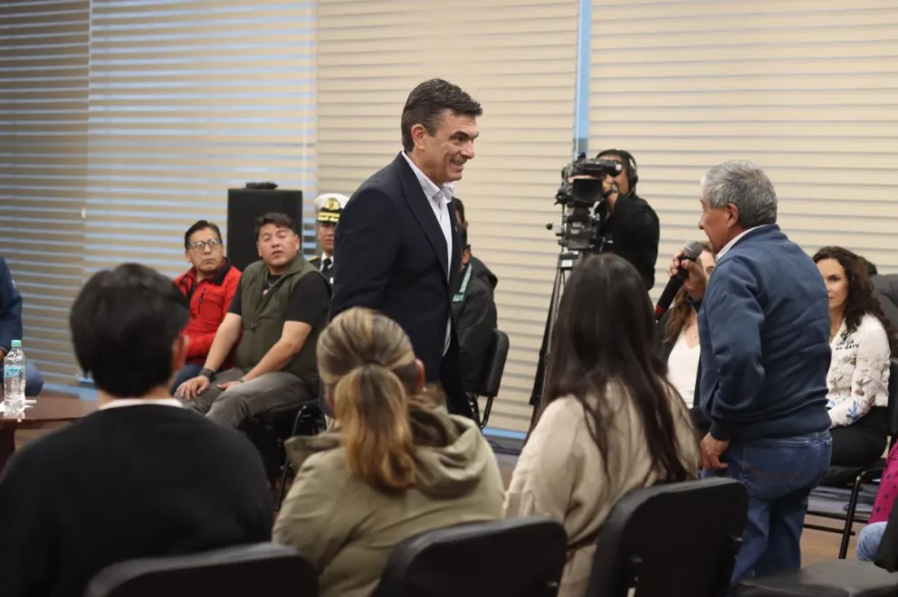 El presidente Paz en el diálogo de este domingo. Foto: Captura de video