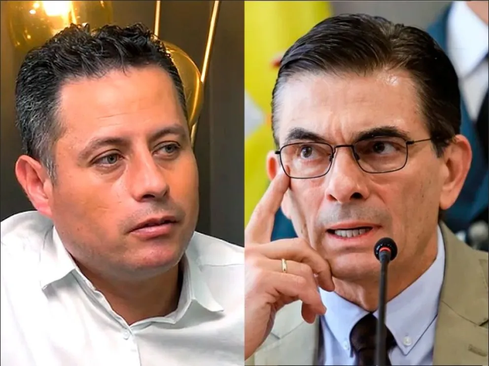 Edmand Lara y Rodrigo Paz Pereira. Fuente: RRSS y EFE