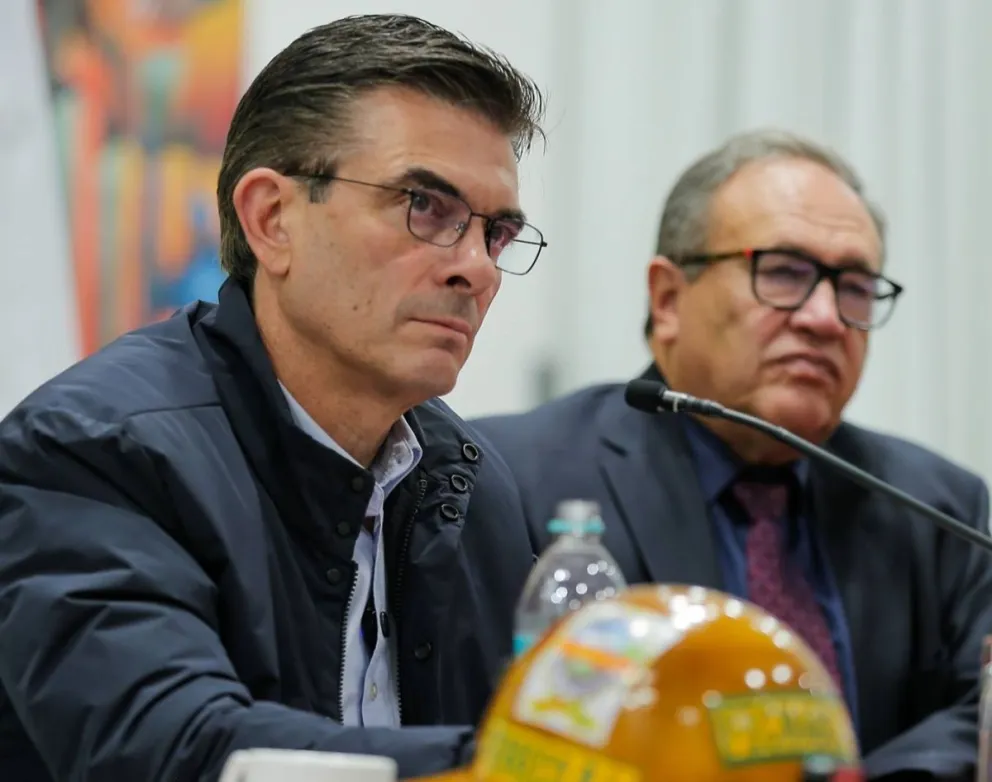 Paz, durante una de las reuniones que sostuvo en los últimos días. Foto: RRSS del mandatario 