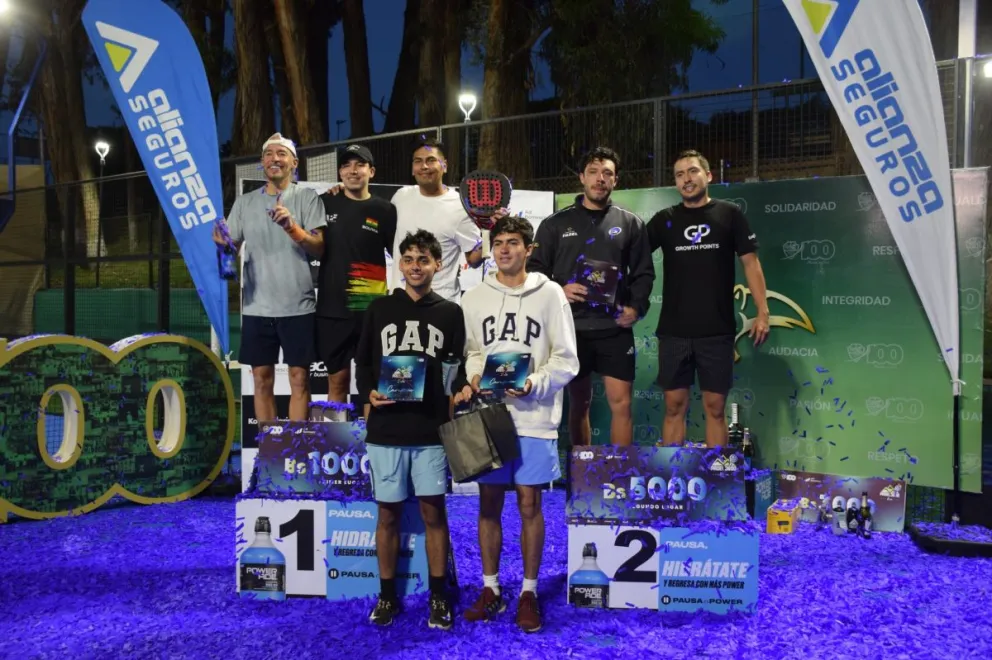 Uno de los podios durante la premiación. Foto: CTLP.