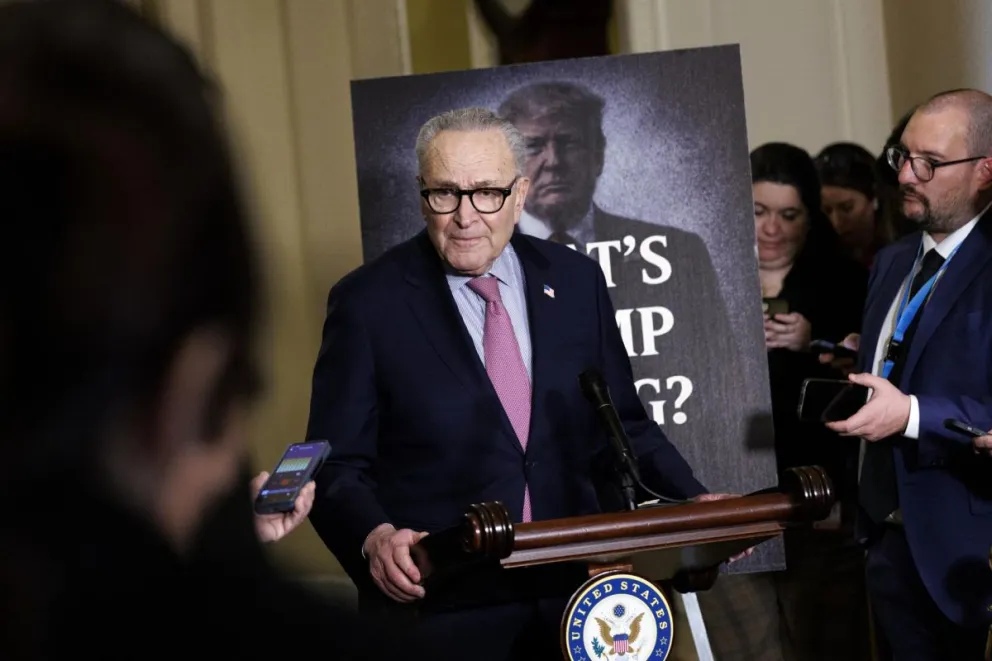 Foto de archivo del líder de los demócratas en el Senado, Chuck Schumer. Foto: EFE