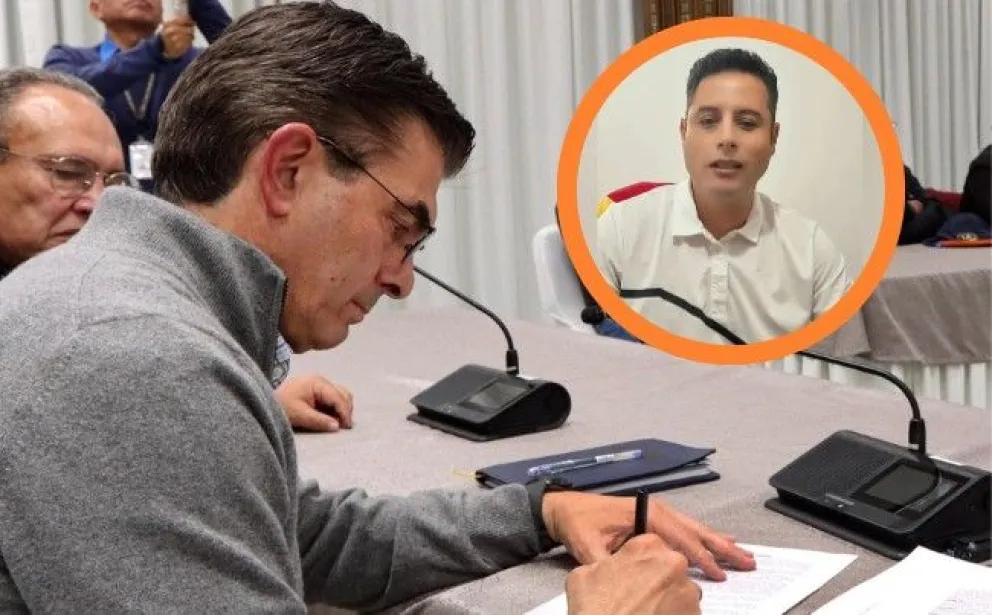 Rodrigo Paz al promulgar el Decreto Supremo 5503. FOTO: APG 