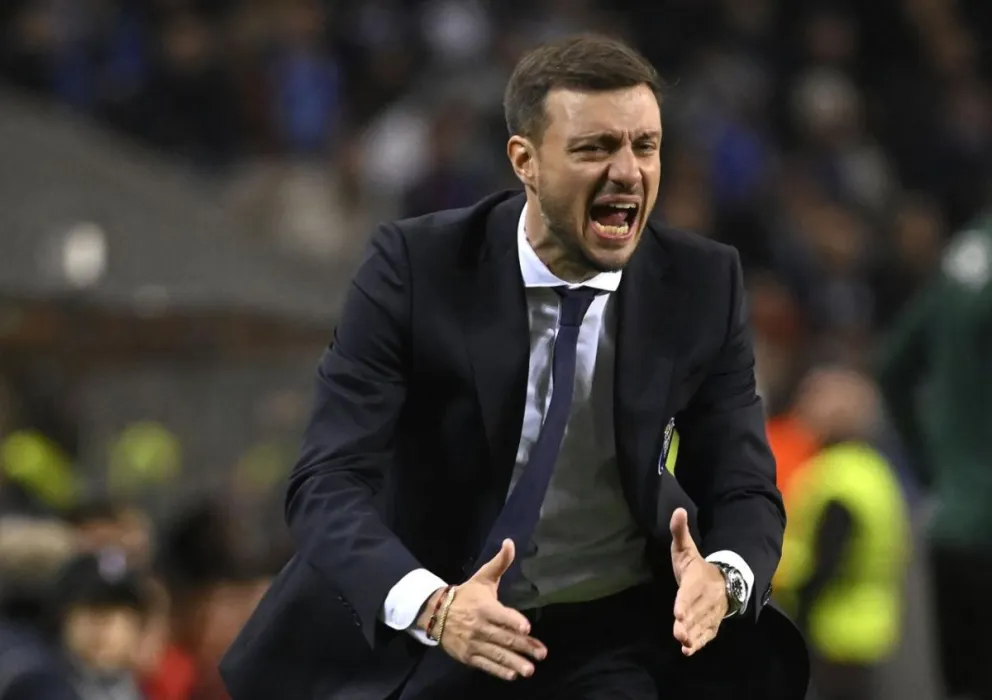 El director técnico argentino Martín Rodrigo Anselmi. Foto: EFE