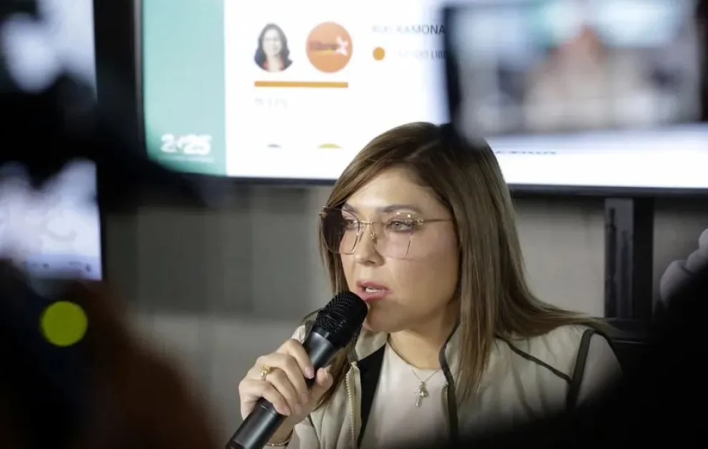 La consejera presidenta del Consejo Nacional Electoral (CNE) de Honduras, Ana Paola Hall. Foto: EFE
