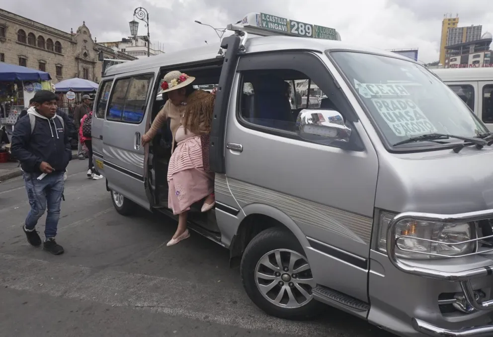 Transporte público en la ciudad de La Paz