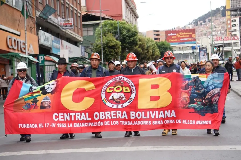 Una anterior movilización de los cobistas. Foto: Archivo 