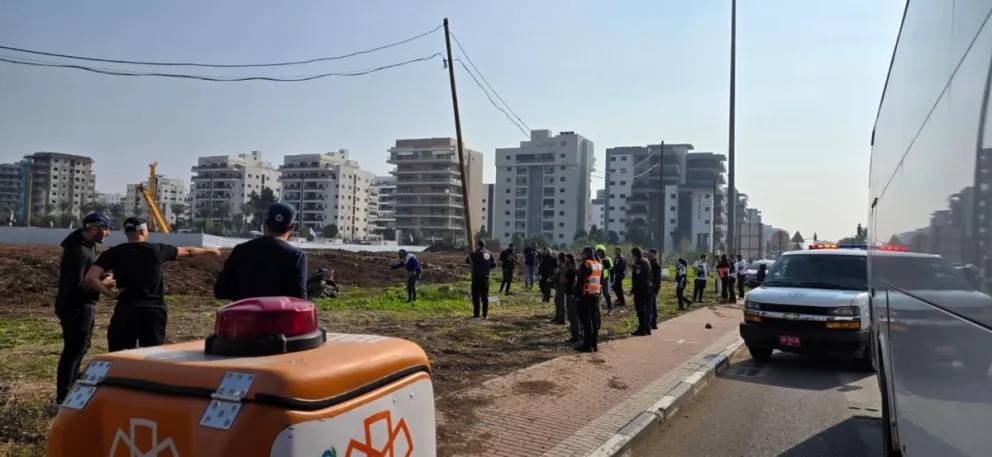 El lugar del ataque este viernes en Jerusalén. Foto: EFE