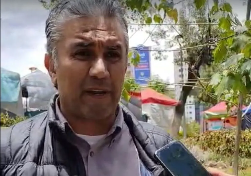 El representante de Morena, Ernesto Machicao. Foto: Morena