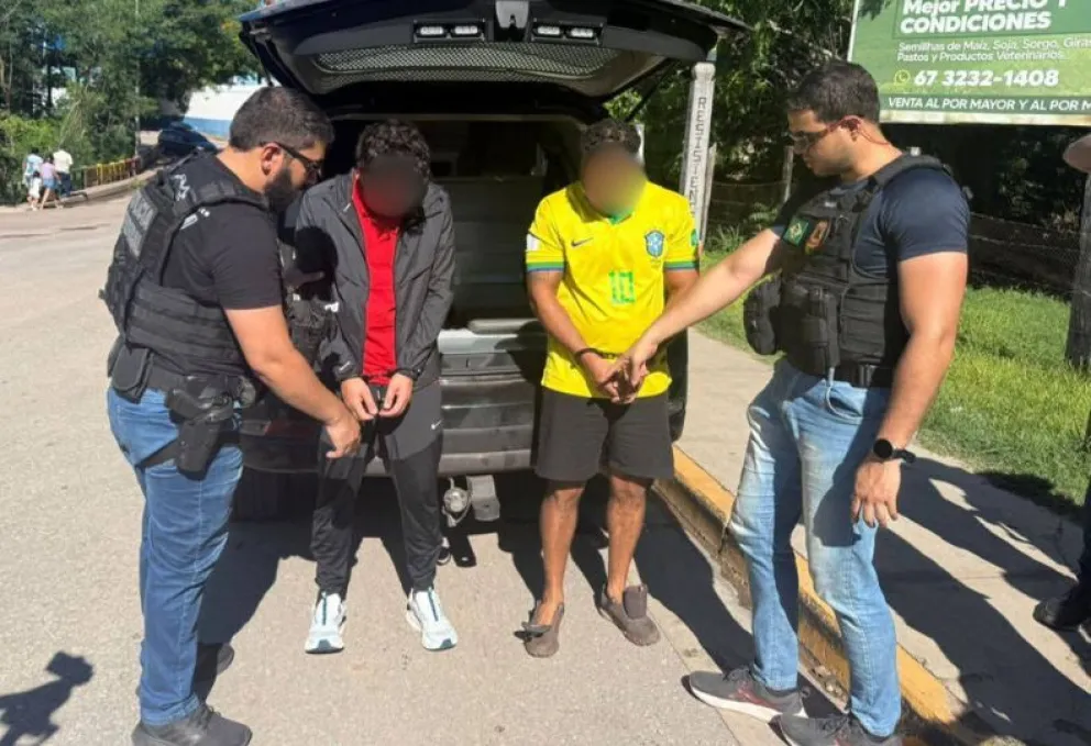 Los ciudadanos brasileños expulsados de Bolivia. Foto: Código Noticias