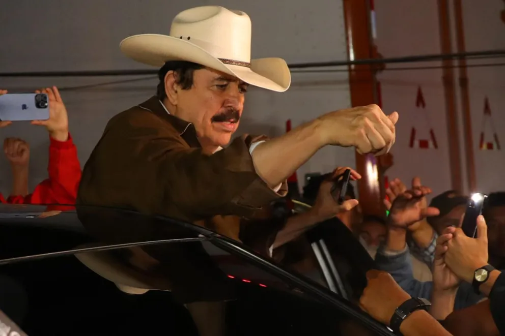 Fotografía del 17 de diciembre de 2025 del expresidente de Honduras Manuel Zelaya, en Tegucigalpa (Honduras). Foto: EFE