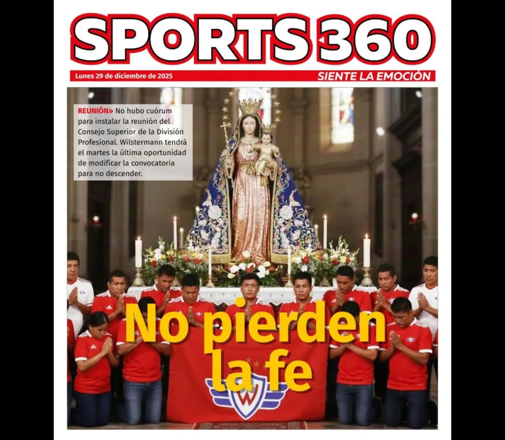 Los jugadores de Wilstermann luego de perder un partido en la actual gestión. Foto: AD