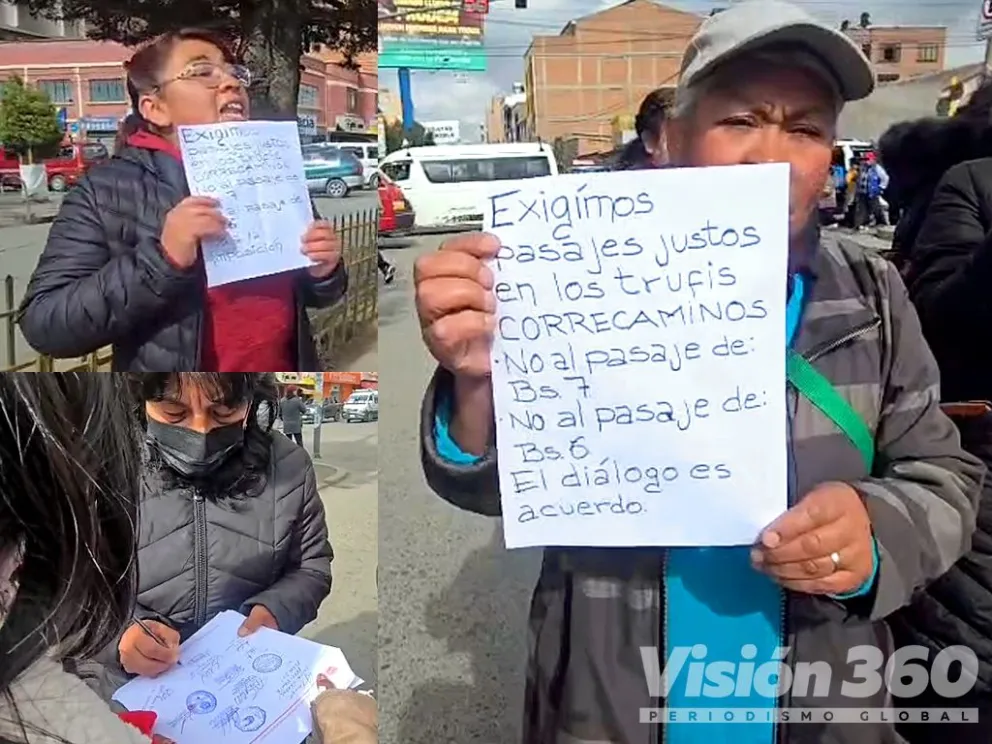 Los vecinos que protestaron este lunes. Foto: Captura de video 
