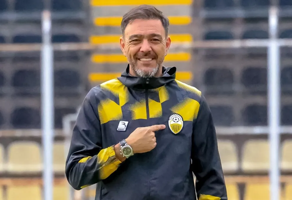 El uruguayo Álvaro Recoba, director técnico del Deportivo Táchira venezolano. Foto: Club Deportivo Táchira