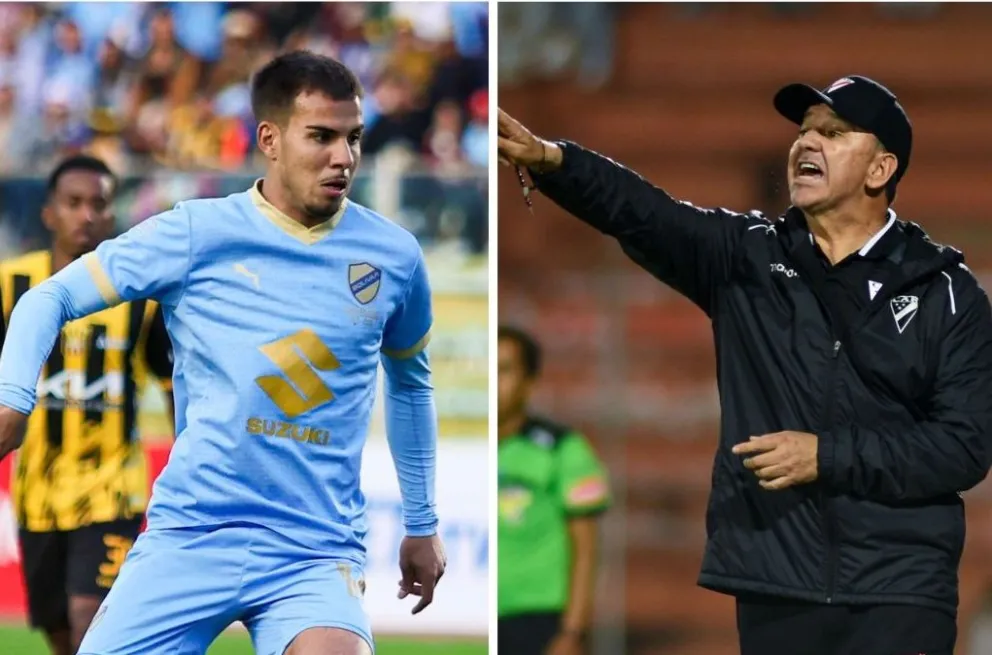 Matheus (izq.) y Baldivieso en anteriores partidos. Fotos: Club Bolívar y Always Ready.