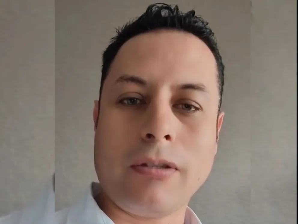 Lara, en el video en el que se refiere a esos temas. Foto: Captura de video 