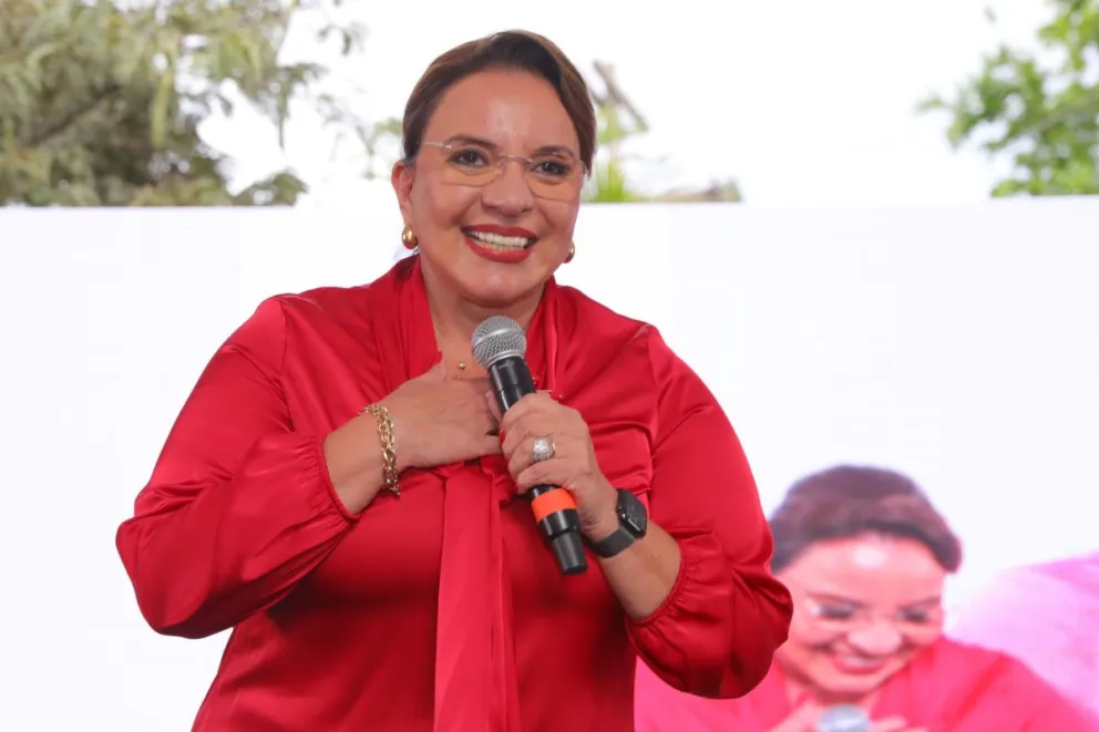 La presidenta de Honduras, Xiomara Castro, en una foto de archivo. Foto: EFE