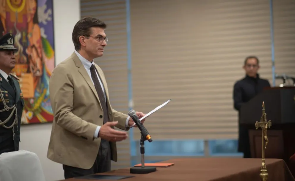 Paz, durante una anterior actividad. Fotos: RRSS del mandatario 