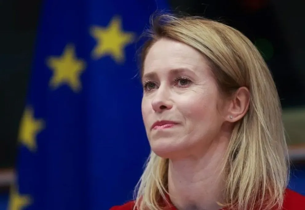 La alta representante de Exteriores de la Unión Europea (UE), Kaja Kallas. Foto: EFE