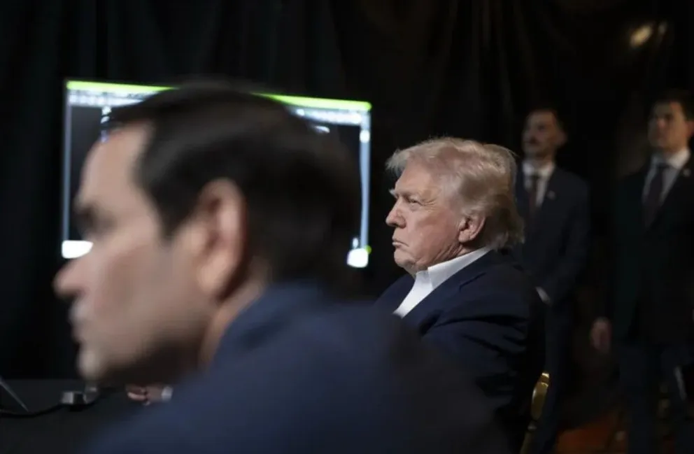 Trump observó la operación militar en tiempo real desde una habitación en su mansión de Mar-a-Lago, en Florida. Foto: EFE