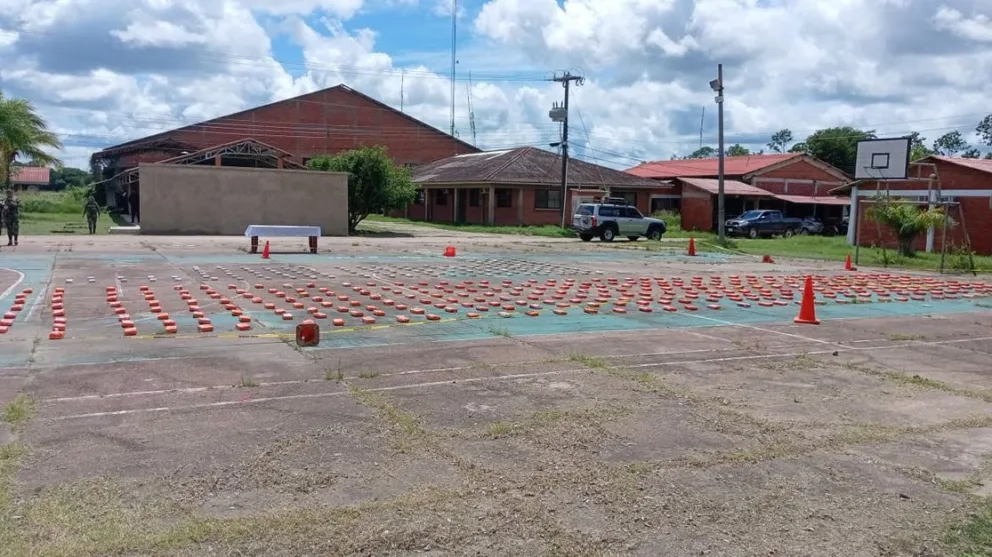 El operativo se llevó a cabo el 2 de enero en San Ramón, Beni. Foto: Fiscalía