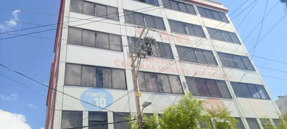 La residencial social de la COB, donde la Policía habría incautado explosivos. Foto: Renno