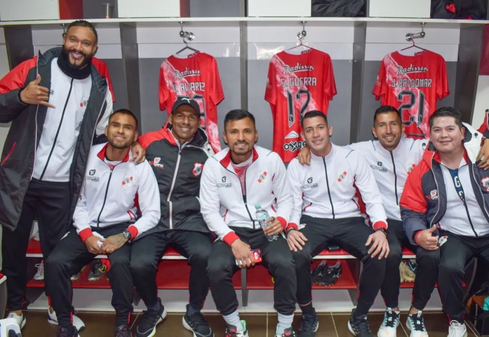 Jugadores de Nacional Potosí, que inició su preparación para encarar los compromisos de 2026. Foto: Club Nacional Potosí