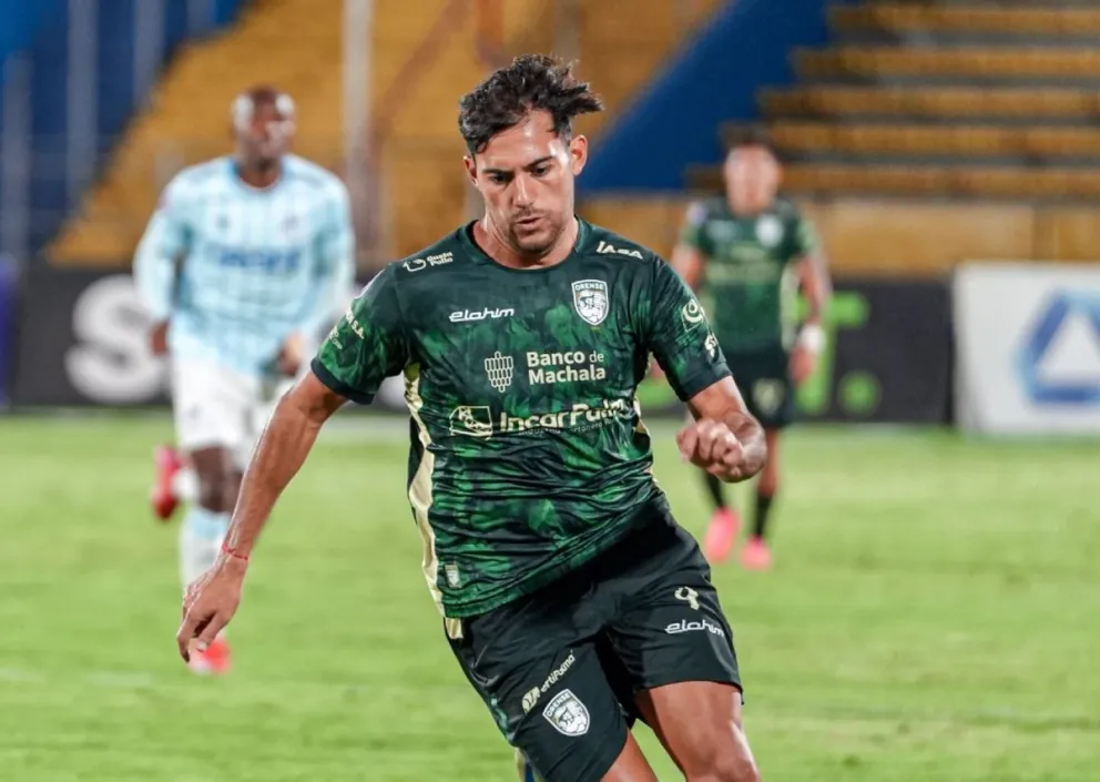 Bianchi durante un partido anterior con su club ecuatoriano. Foto: Orense SC.