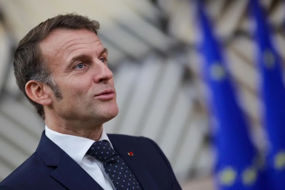Emmanuel Macron, presidente francés. Foto: EFE 