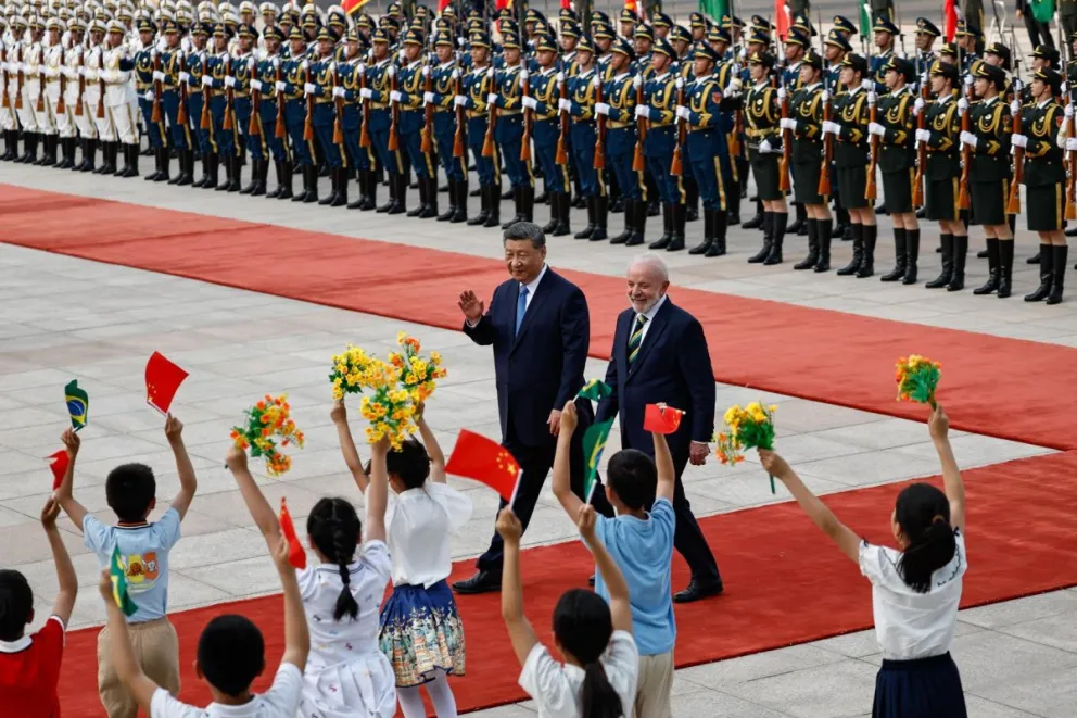 Los presidentes de China, Xi Jinping, y de Brasil, Luiz Inácio Lula da Silva, en una imagen de archivo. Foto: EFE