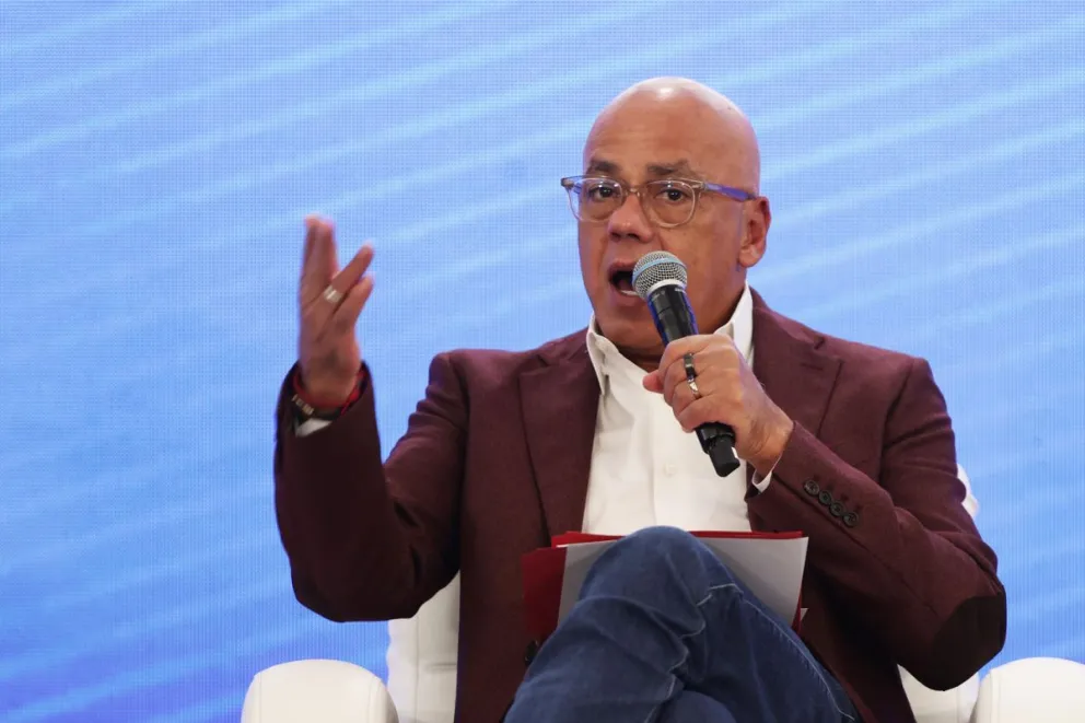 Jorge Rodríguez, el presidente de la Asamblea Nacional de Venezuela. 