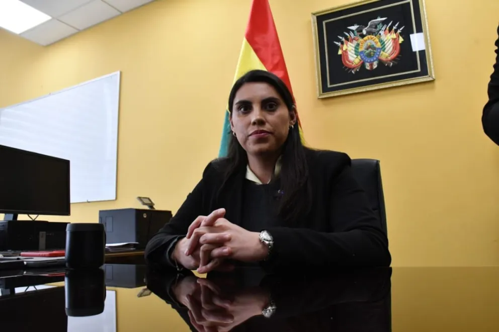 Andrea Barrientos, viceministra de Autonomías. Foto: APG 