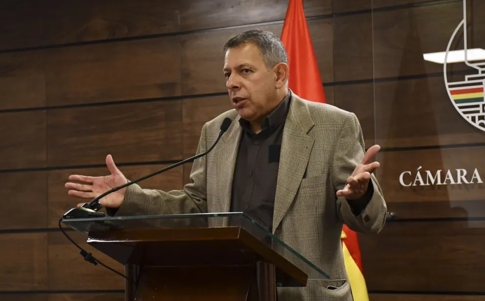 Diego Ávila, en conferencia de prensa. FOTO: APG