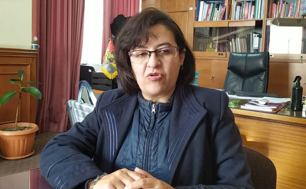 La rectora de la UMSA, María Eugenia García. Foto: RRSS