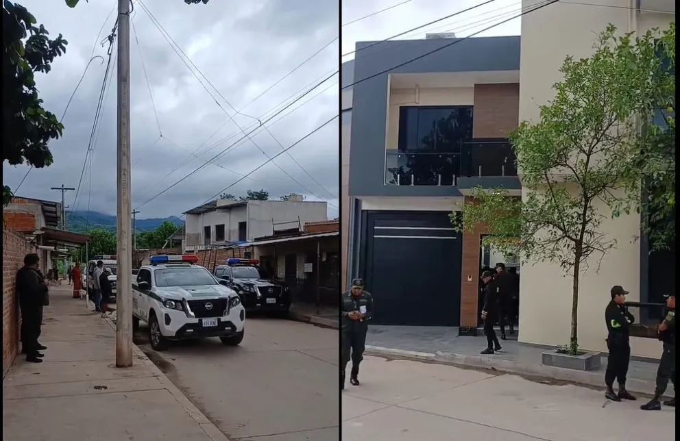 Imágenes del operativo realizado en Yacuiba