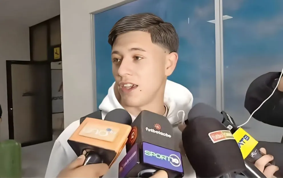 Mamani, en su llegada a Bolivia. Foto: Redes Sociales.