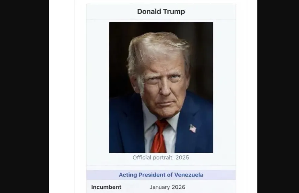 Captura de una publicación de Trump en Truth Social. Foto: EFE