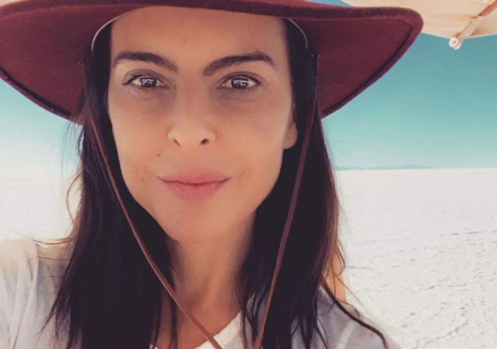 La imagen que compartió Kate del Castillo de su paso por el Salar de Uyuni, en 2021. Foto: RRSS de la actriz